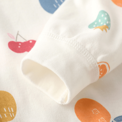 Baby Various Fruits Printed Kimono Style Romper - image 5