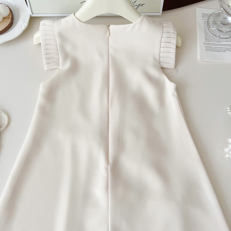 Toddler 3D Flower Sleeveless Graceful Dress - image 5