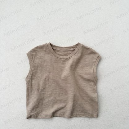 Toddler Solid Color Tank Top T-shirt - Grey - 7-9T - image 12