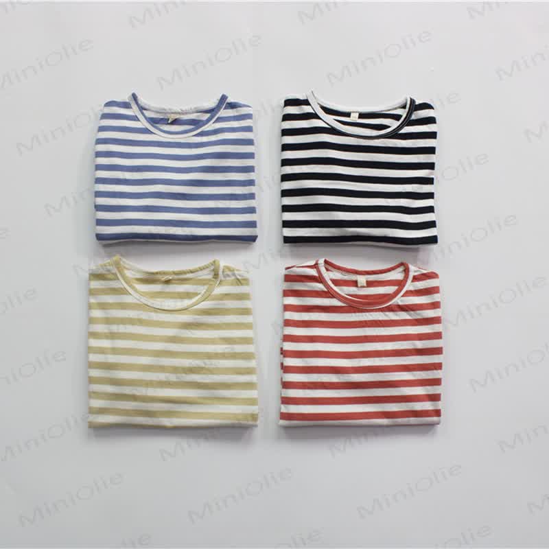 Kid Loose Striped Half-sleeved T-Shirt - image 3