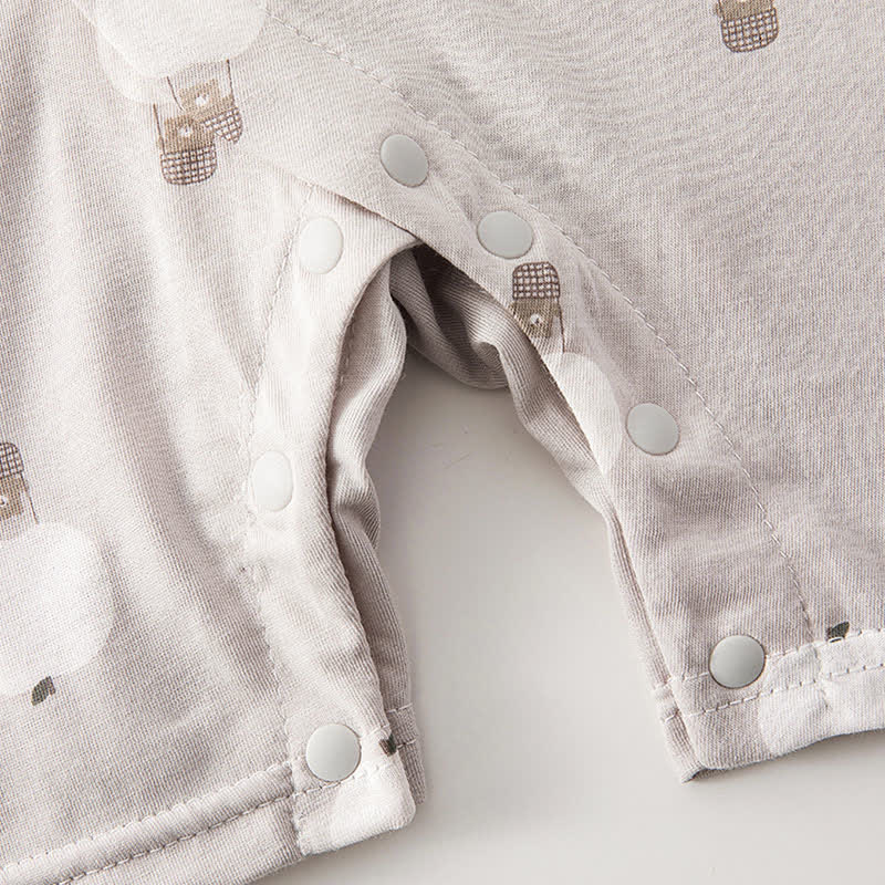 Baby Cotton Animal Print Romper - image 11