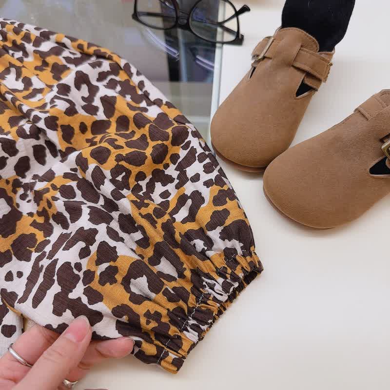 Toddler Leopard Print Loose Pants - image 7