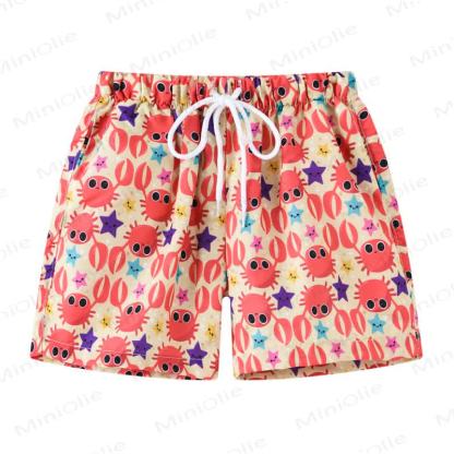 Toddler Boy Animal Swim Shorts - Crab - 7-9T - image 3