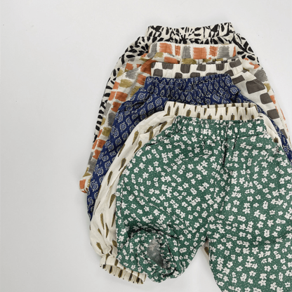 Toddler Loose Retro Pattern Design Pants - image 3