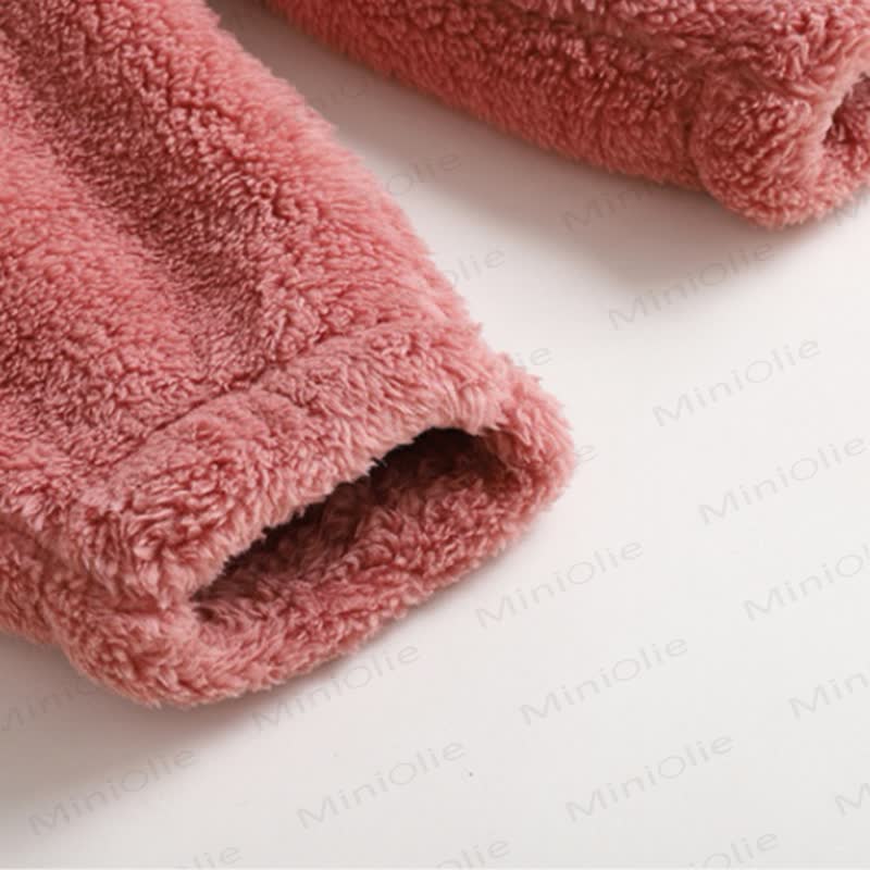 Baby Plush Animal Hooded Jacket and Pants 2-piece Pyjama Set - image 10