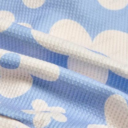 Baby Toddler Floral Blue Waffle 2-piece Set - image 6