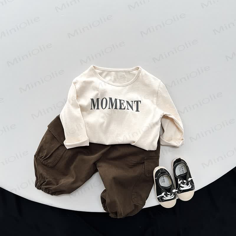 MOMENT Toddler Letter Printed T-Shirt - image 8