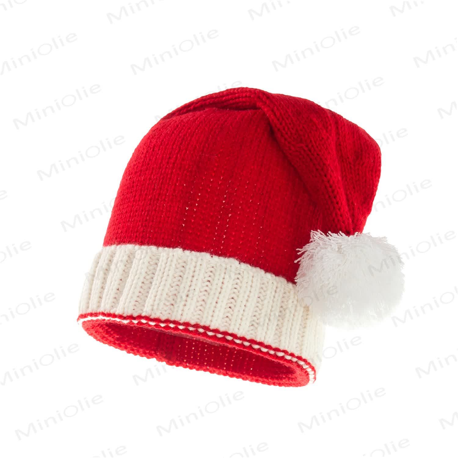Baby Red Christmas Knitted Warm Beanie - image 13