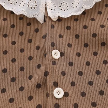 Baby Toddler Girl Flower Dot 2-piece Set - image 10
