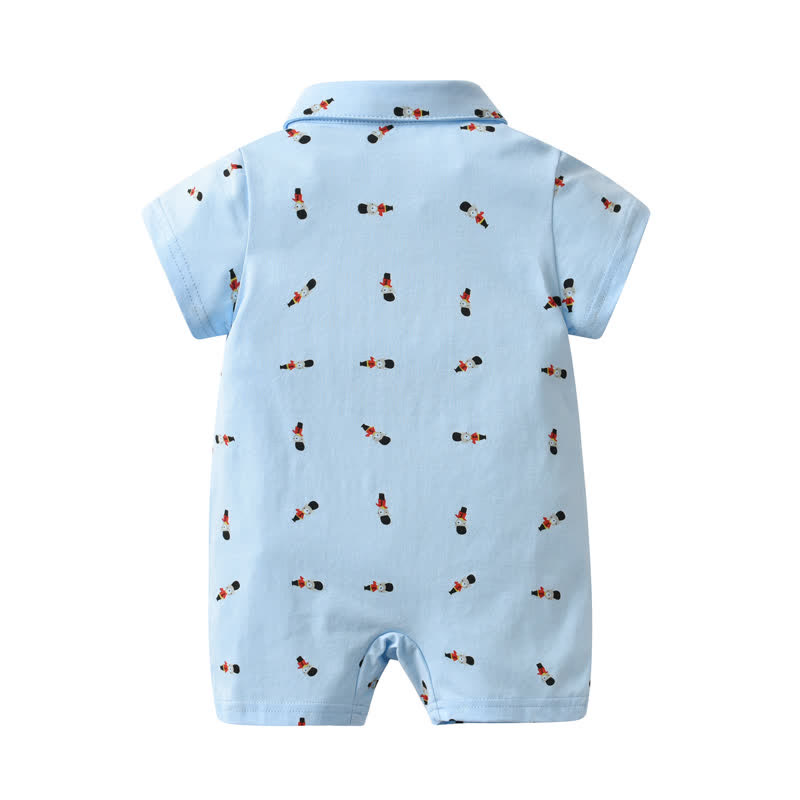 Baby Boy Toy Figures Blue Romper - image 2