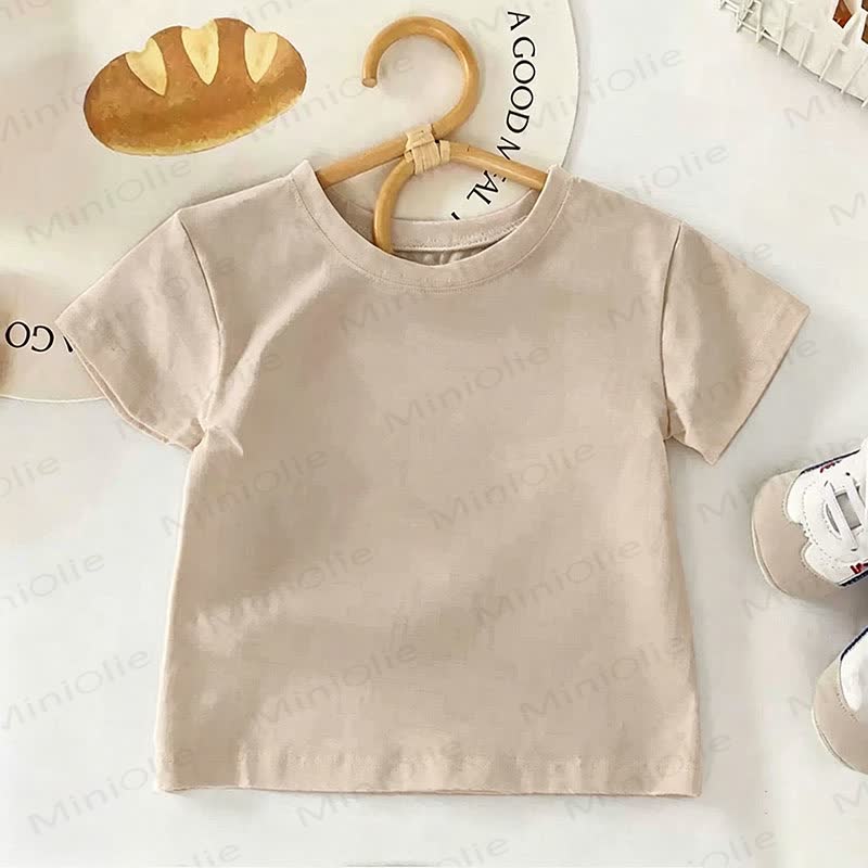 Personalized Customization Kid Crew Neck T-shirt - Yellow-Green - 8-12T - image 5