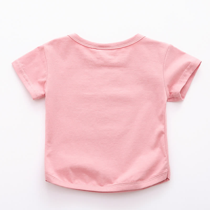 Baby Toddler Girl Solid Color T-Shirt - image 5