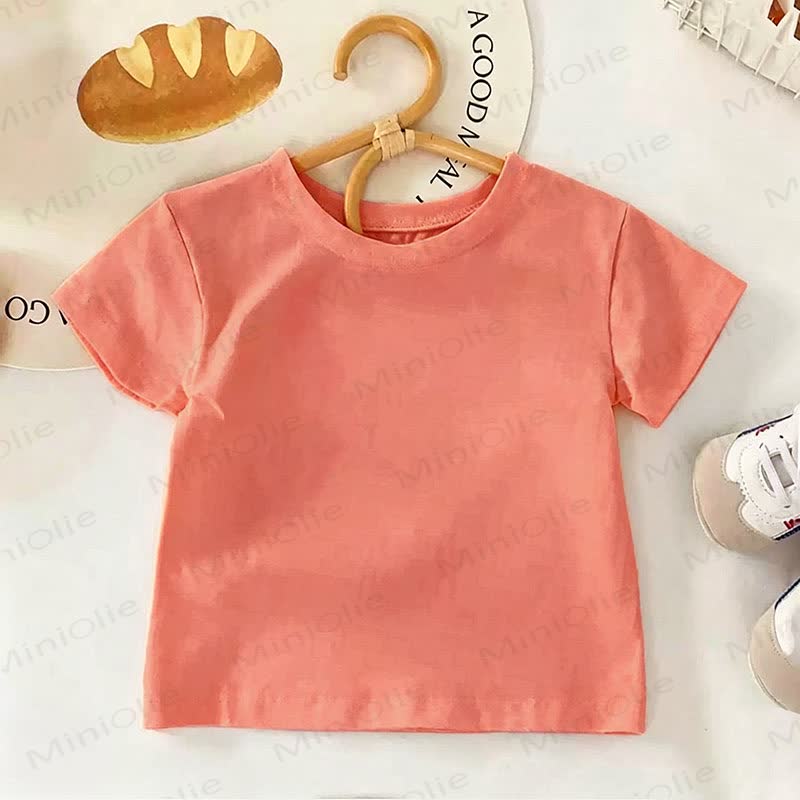 Personalized Customization Kid Crew Neck T-shirt - Orange - 8-12T - image 12