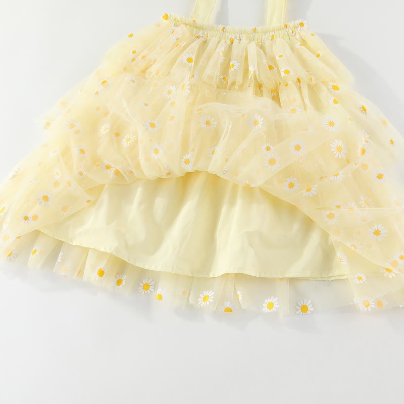 Toddler Daisy Tulle Layered Dress - image 17