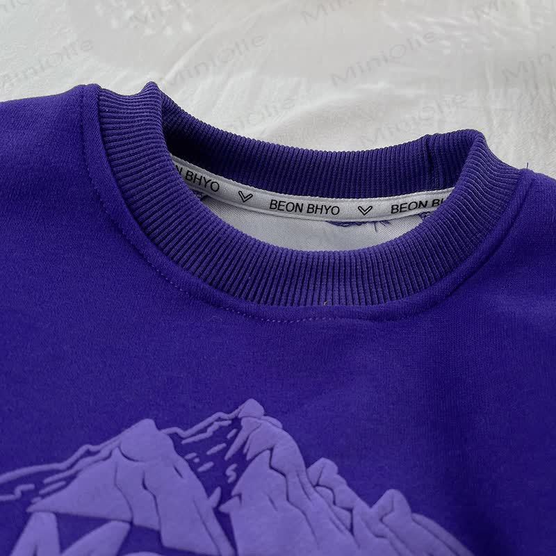 MOUNTAIN Baby Toddler Solid Color Sweatshirt - image 3