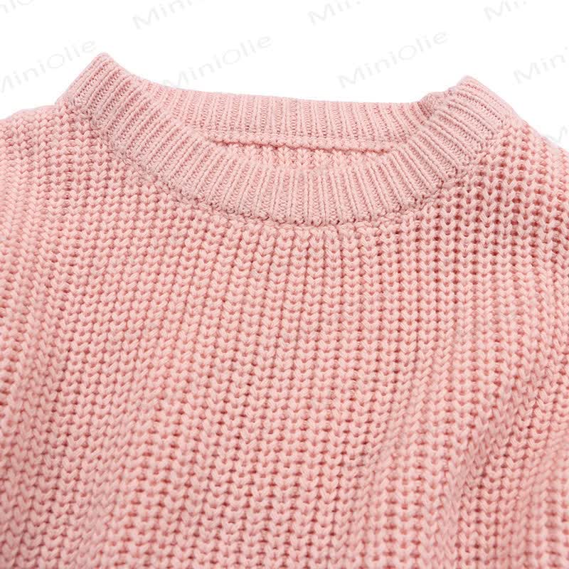 Baby Toddler Solid Color Warm Sweater - image 16