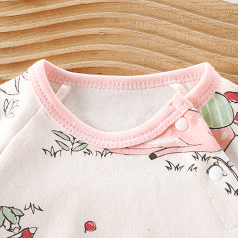 Baby Cute Animals Contrast Color Romper - image 8