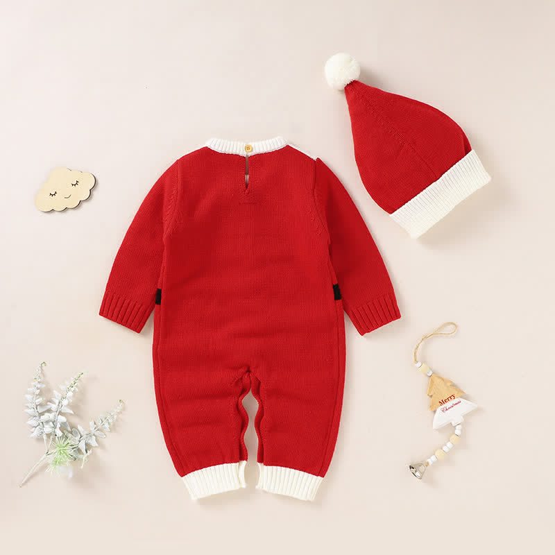  Baby Knitted Christmas Romper - image 6