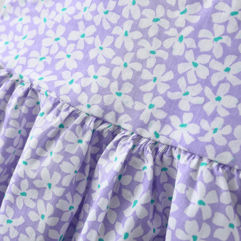 Baby Vibrant Flower Bow Dress with Hat - image 7