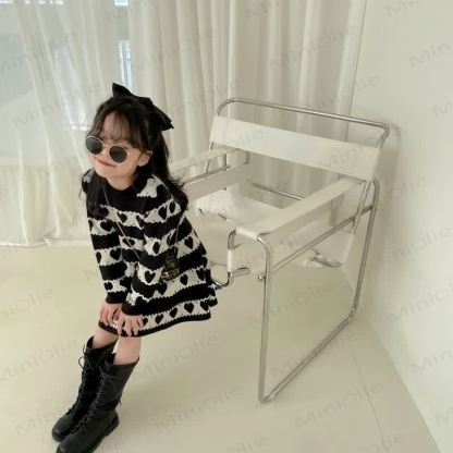 Toddler Kid Girl Love Knit Dress - image 4