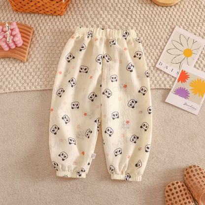 Toddler Strawberry Flower Dots Animal Pants - Panda - 14Y - image 10