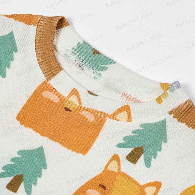 Baby Bear Tree Rainbow Waffle 2-piece Set - image 5