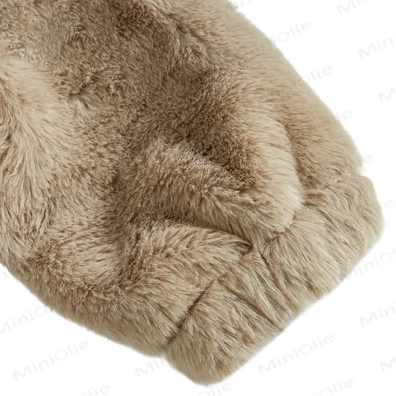 Toddler Solid Color Fleece Hooded Jacket - image 7