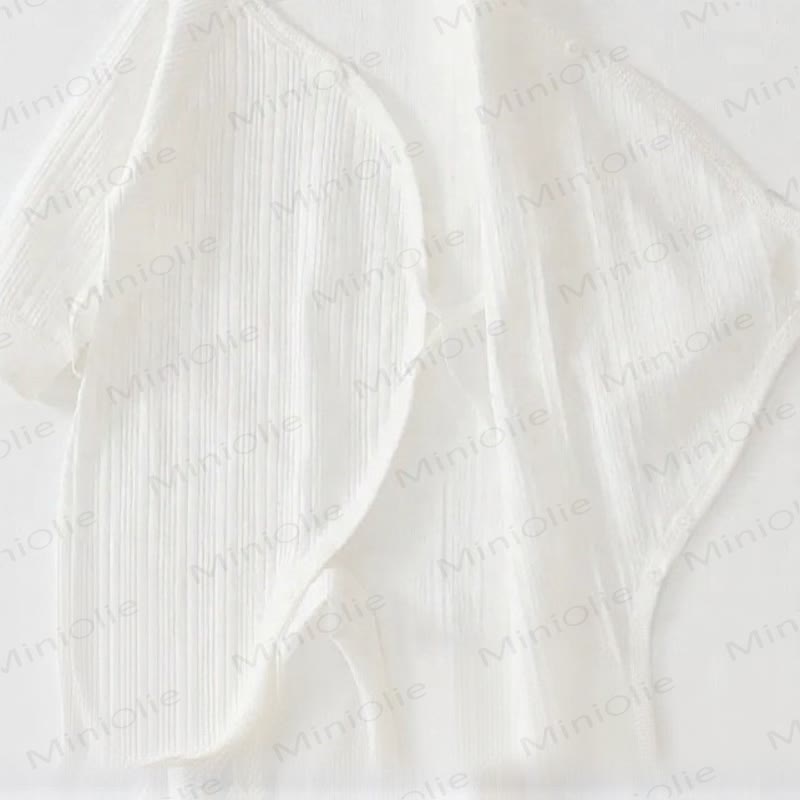 Baby Star Wrap Front Romper with Hat - image 7