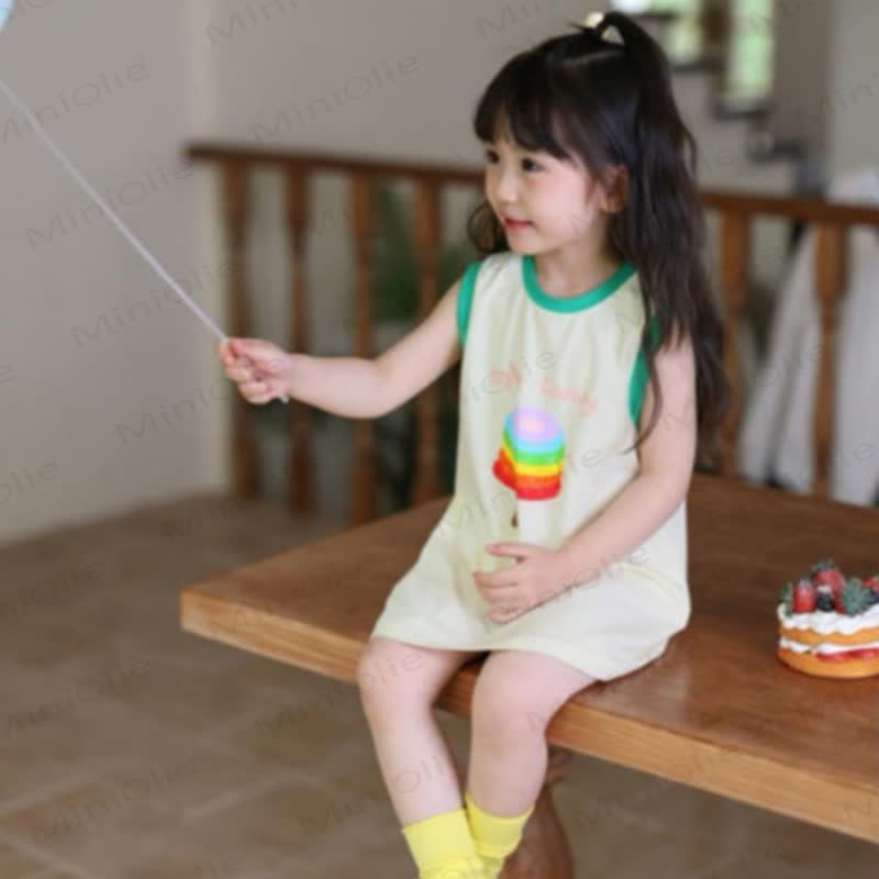 Toddler Baby Girl Cartoon Print Sleeveless Dress - image 7