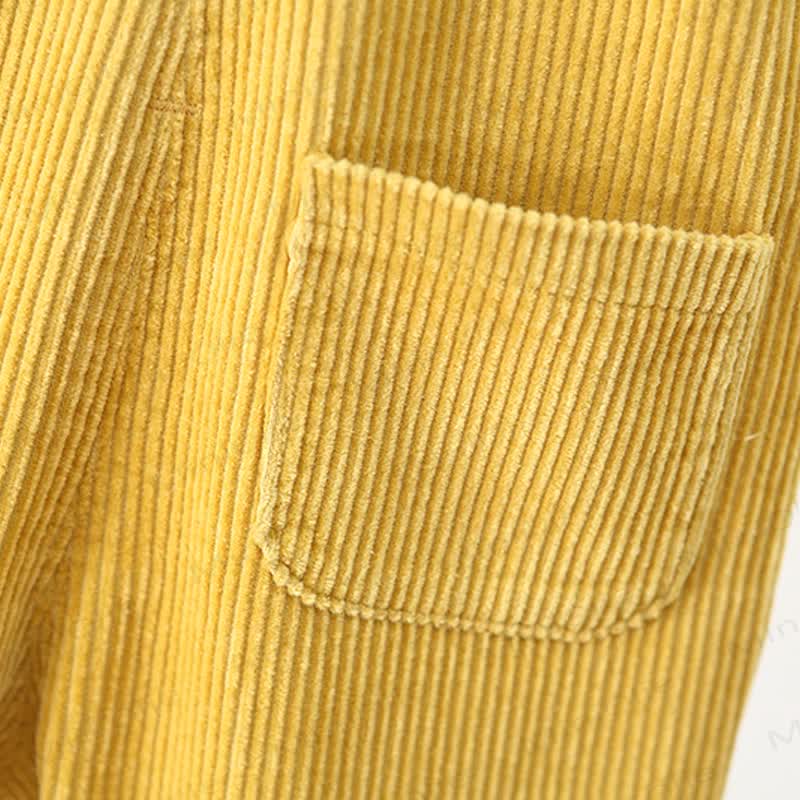 Toddler Dachshund Pocket Corduroy Overalls - image 11