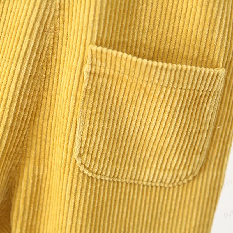 Toddler Dachshund Pocket Corduroy Overalls - image 11