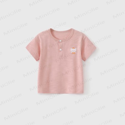 Baby Toddler Animal Print Short-Sleeve Tee - Pink - 3-4T - image 5