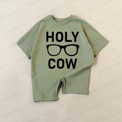 HOLY COW Baby Green Glasses Romper - Green - 18-24M - image 1