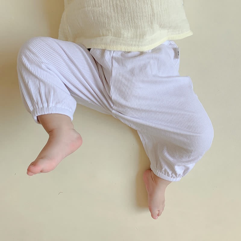 Baby Modal Solid Color Basic Soft Pants - image 23
