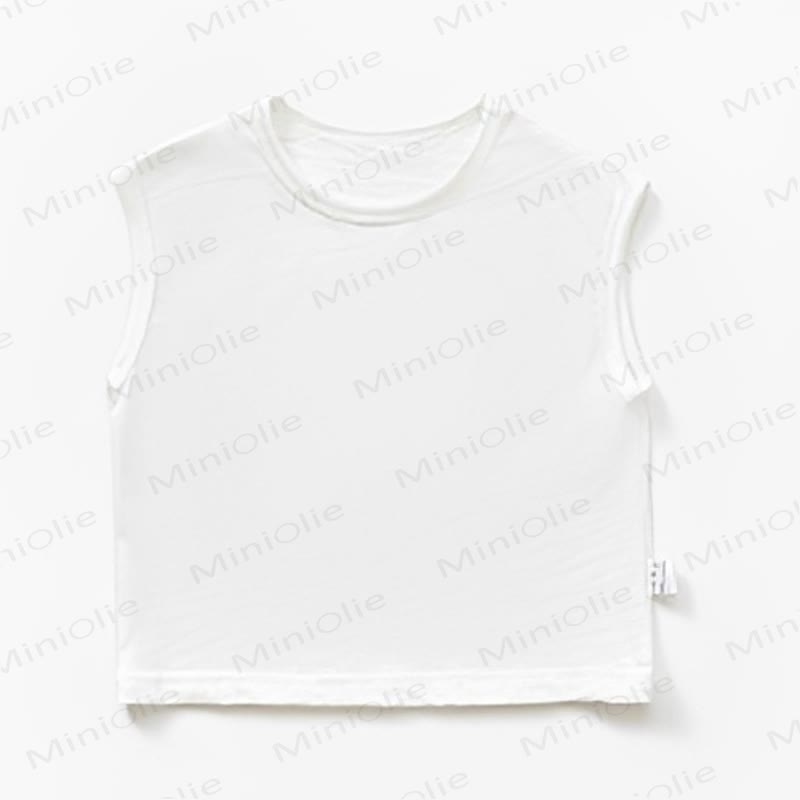 Baby Toddler Solid Color Crew Neck T-shirt - White - 4-5T - image 5