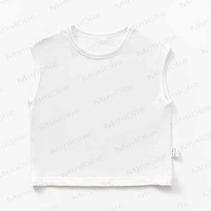 Baby Toddler Solid Color Crew Neck T-shirt - White - 4-5T - image 5