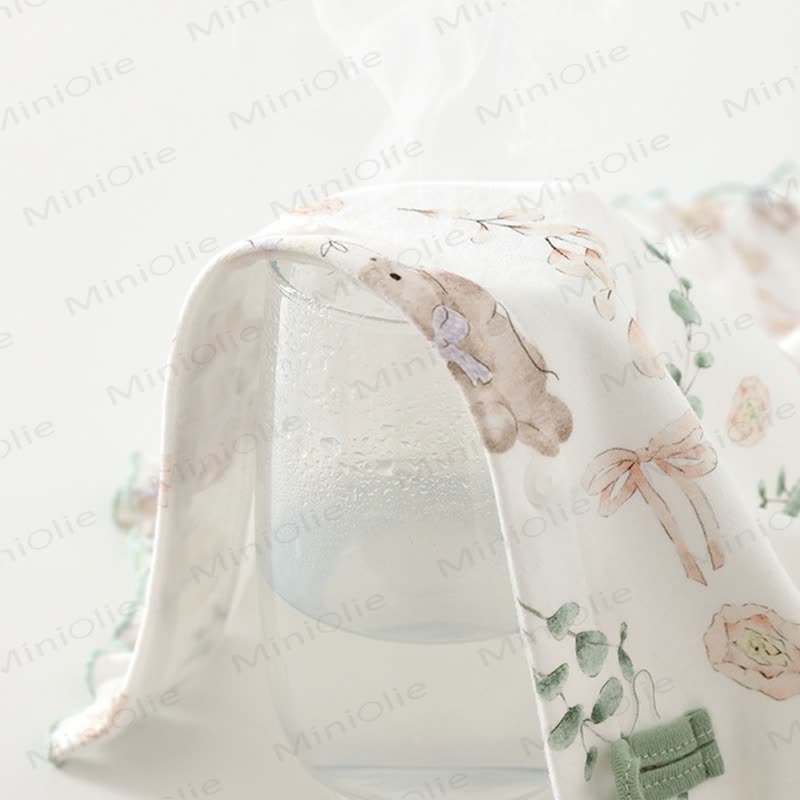 Baby Bunny Knot Button Romper - image 4