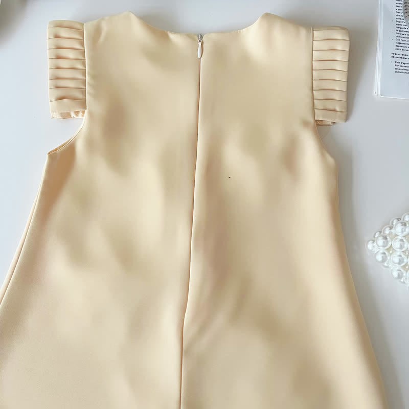 Toddler 3D Flower Sleeveless Graceful Dress - image 20