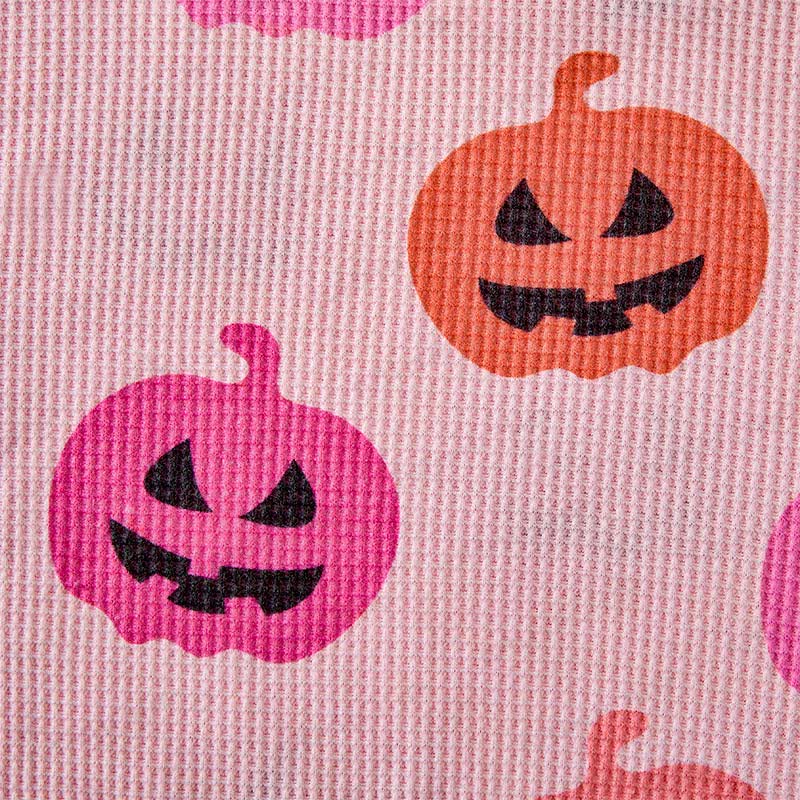 Baby Funny Face Pumpkin Pink Waffle 2-piece Set - image 7