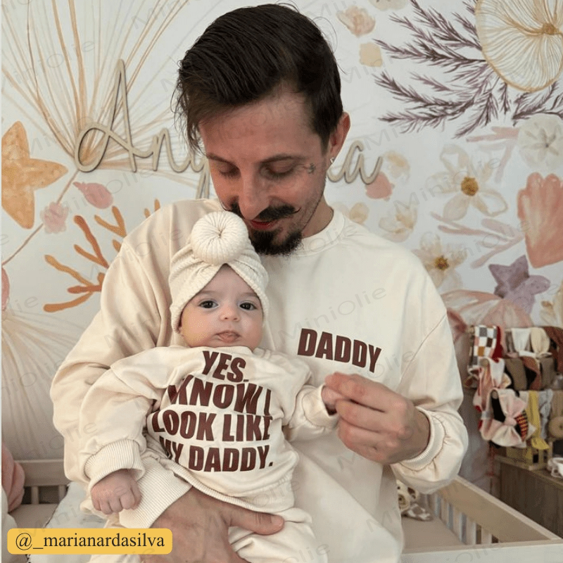 DADDY/LOOK LIKE MY DADDY Daddy and Me Sweatshirt/Set - image 8