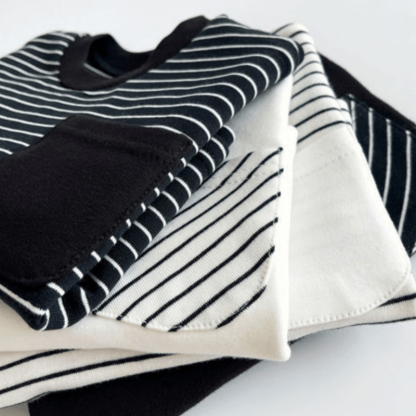 Toddler Striped Base Layer Simple T-Shirt - image 8