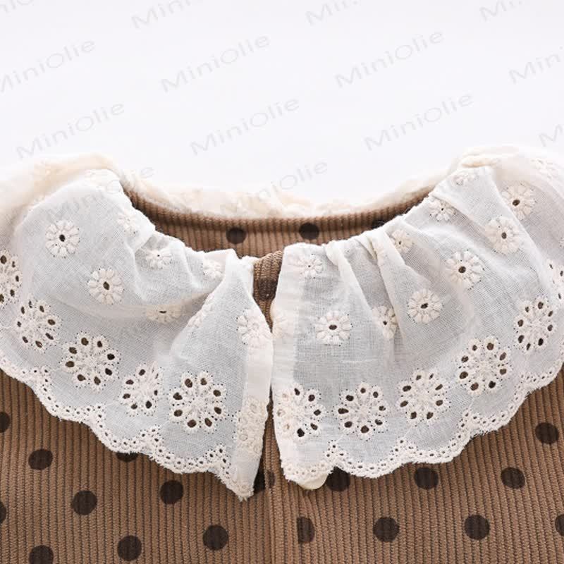 Baby Toddler Girl Flower Dot 2-piece Set - image 9