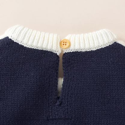  Baby Knitted Christmas Romper - image 3