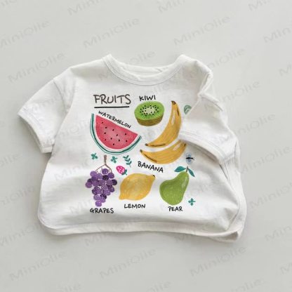 Baby Fruits Collection White T-shirt - White - 18-24M - image 1