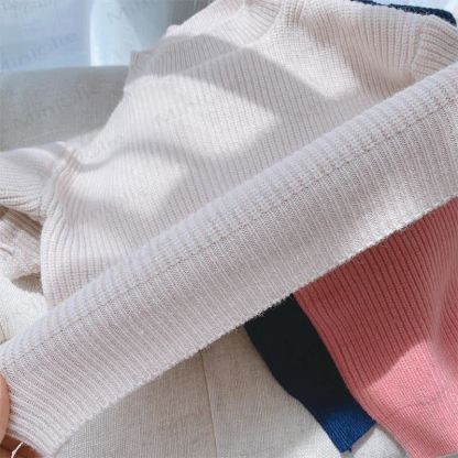 Baby Toddler Solid Color Loose Sweater - image 11