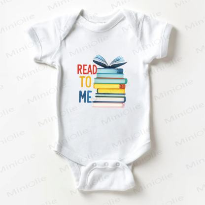 READ TO ME Baby Book White Bodysuit - White - 18-24M - image 1