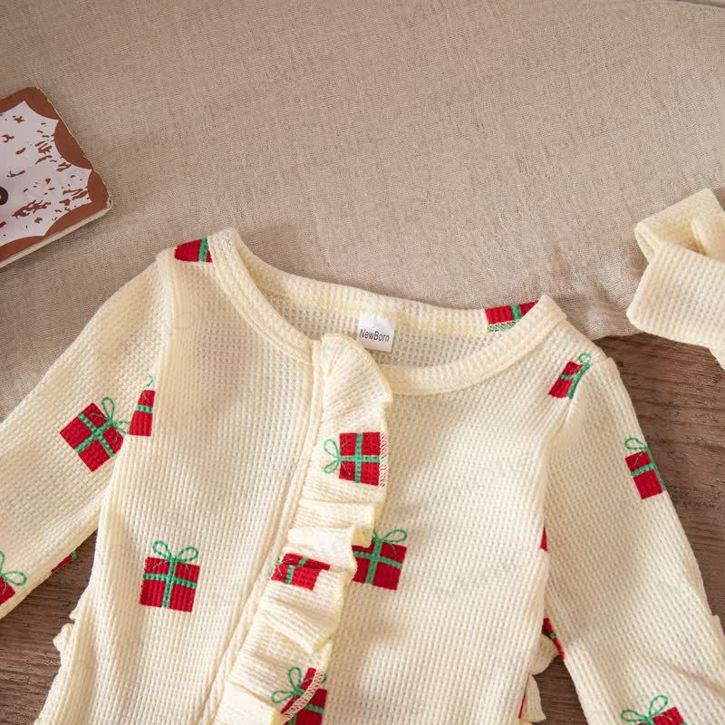 Baby Headscarf Christmas Romper - image 24