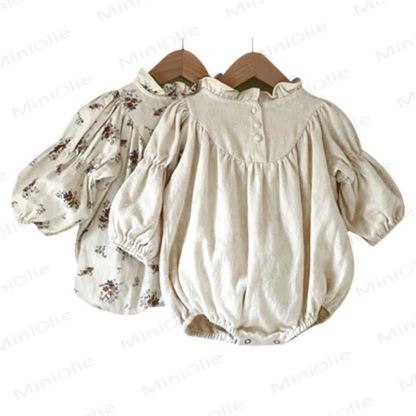 Baby Beige/Floral Bodysuit - image 6