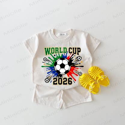 WORLD CUP 2026 Baby Soccer White 2-piece Set - White - 18-24M - image 1