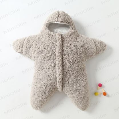 Baby Newborn Starfish Warm Sleeping Bag  - Grey - 0-6M - image 15